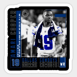 Amari Cooper Paper Poster Sticker